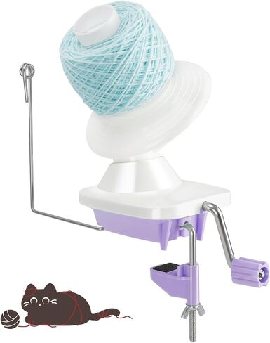 ALHEKA Yarn Winder – Yarn Ball Winder & Spinner for Crocheting and Knitting 4oz, The Yarn Helper for Knitting Enthusiast in Saudi Arabia