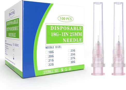 100 Pack 34 Gauge 4mm Disposable Needles with Caps for Industrial Dispensing and Scientific Lab Individually Wrapped in Kuwait