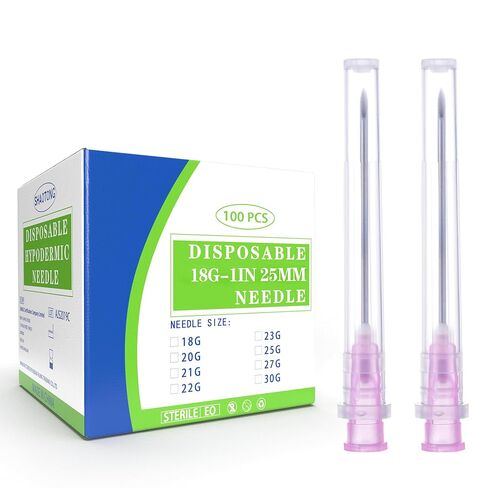 100 Pack 34 Gauge 4mm Disposable Needles with Caps for Industrial Dispensing and Scientific Lab Individually Wrapped in Kuwait