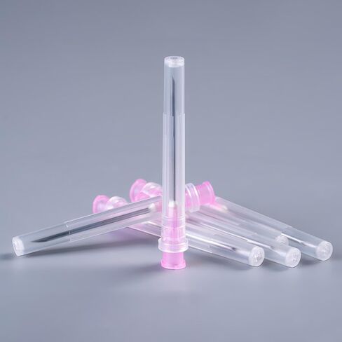 100 Pack 34 Gauge 4mm Disposable Needles with Caps for Industrial Dispensing and Scientific Lab Individually Wrapped in Kuwait