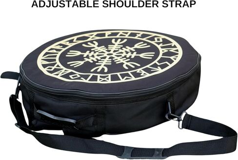 Shamanic Drums Bag, Bodhran Drum Bag, Handmade Frame Drum Bag, Hand Drum Protection (16×3 Inches) in Kuwait