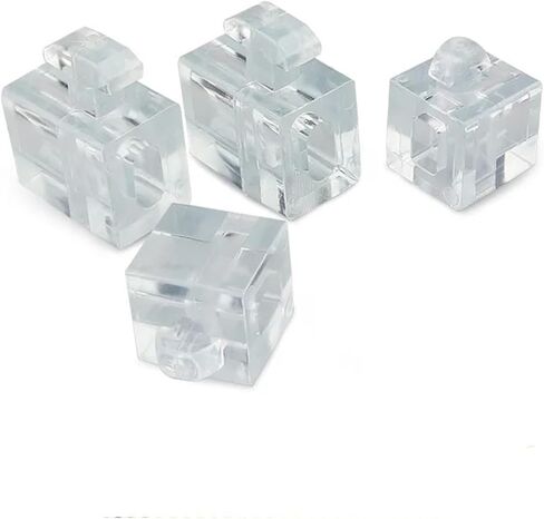 4 PCS 2020 3030 Fluminium Spacer 4040 4545 Spacer Bracket Hardeners للاستخدام مع ملفات تعريف الألومنيوم مع المكسرات M5 M6 (30 مع المسمار الجوز) in Kuwait