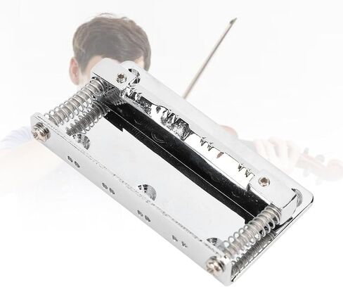 Mandolin Bridge Premium Cr Alloy Metal 8 String Mandolin Bridge Profession in Saudi Arabia