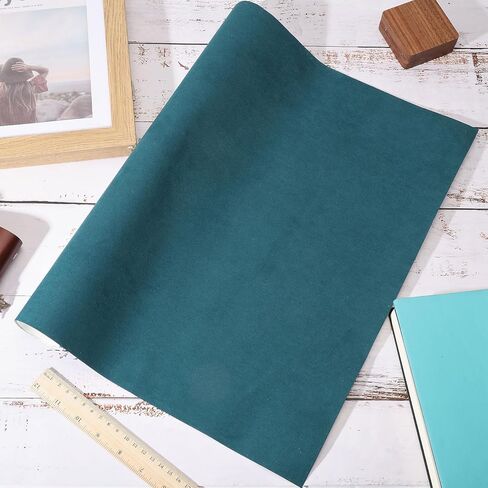 GLOBLELAND Royal Blue Book Cloth for Book Binding 40x16Inch Suede Fabric Surface Paper Backed Washable and Reusable Protective Cover Book Binding Materials for Adult DIY Book Album Cover in Kuwait