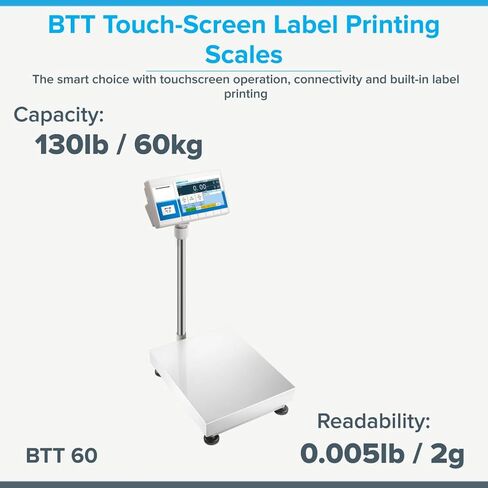 Adam Equipment - BTT Touch-Screen Label Printing Scales in Saudi Arabia