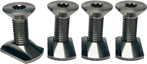 Generic Foilite - M8 Titanium Hydrofoil Hardware Set - 4 Track Nuts and 4 M8 x 30mm Screws in Saudi Arabia