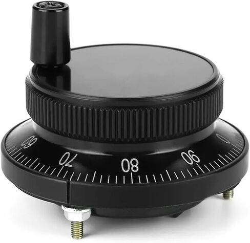 Eletronic Hand Wheel Manual Pulse Generator Pulser Handwheel 60mm 80mm (Silver ، 60mm 4pin) in Saudi Arabia