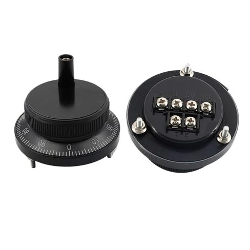 Pulser Handwheel 60/80mm 100PPR Manual Pulse Generator Hand Wheel Machine Rotary Electronic 4pins 6pins(5V 6pins 25PPR,Sliver,80mm) in Kuwait