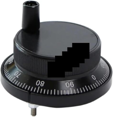 Pulser Handwheel 60/80mm 100ppr Gulse Generator Generator Machine Machine Rotary 4Pins 6Pins (5V 4Pins 100ppr ، Black ، 80mm) in Saudi Arabia