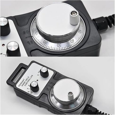 Pulser Handwheel 5/21/24V 4/6Pin Pulse 100 Manual Pulse Generator Machine 60mm Rotary (24V-4Pin-100ppr ، 60mm) in Saudi Arabia