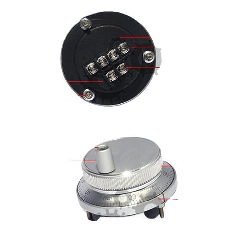 60mm/80mm Electronic Handwheel Hand Pulse Generator(5V 6-pins,60mm,White) in Kuwait