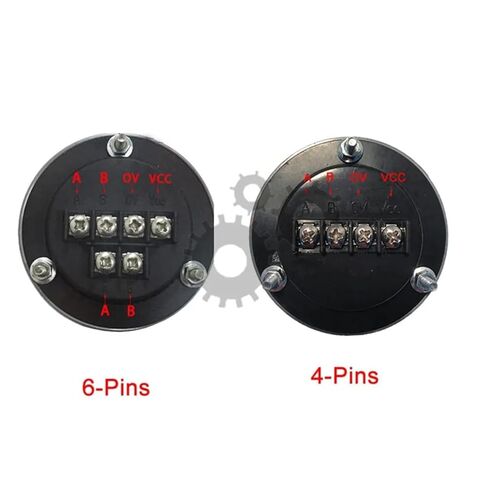 60mm/80mm Electronic Handwheel Hand Pulse Generator(5V 6-pins,60mm,White) in Kuwait