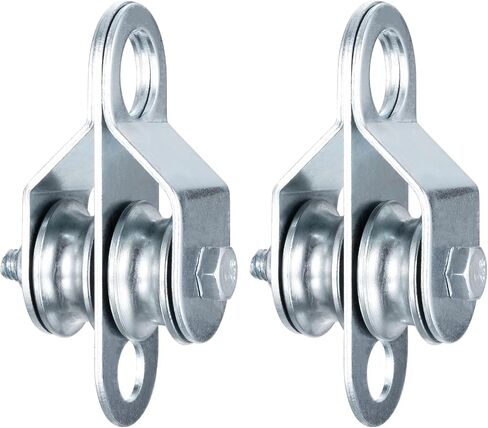 كتلة بكرة كابل مزدوجة ، مع محامل الكرة لحبل سلك 0.23 بوصة/6 مم ، جيد لنظام Lifing Pulley ، 1pack in Kuwait