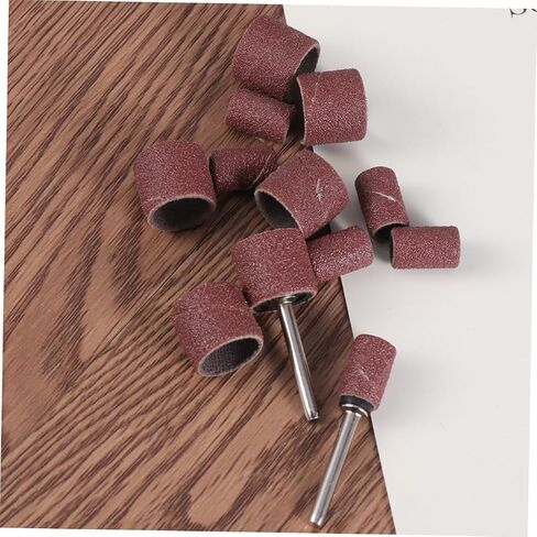 Nuobesty 14pc نطاقات الطبل Sanding مجموعة لألواح الأظافر الأليف من المطاط طقم الأكمام الصنفرة الأدوات المتوافقة in Saudi Arabia
