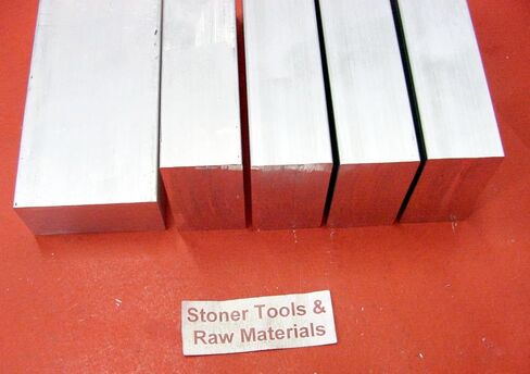 5 قطع 1/2 "× 1" الألومنيوم 6061 شقة بار 14 "طويلة .500" T6511 New Mill Stock in Saudi Arabia