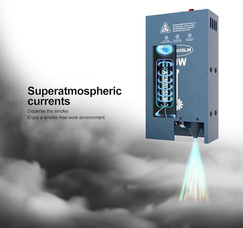 40W Laser Module with Built-in Air Assist, Fixed-Focus, Double Ultra-Fine Compressed Spot for CNC Carving, Engraving & Cutting on Wood, Metal, Acrylic & Paper - Class 4 in Kuwait