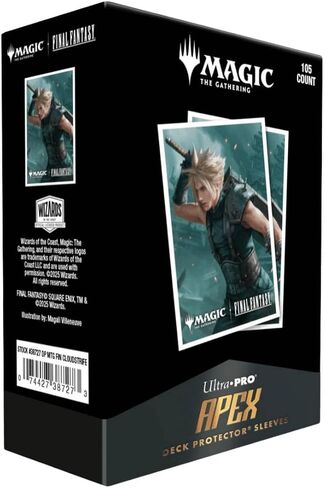 Ultra Pro - Final Fantasy X Universes Beyond Sephiroth (Wisnu Tan) 105ct Apex Deck Protector ™ Sister ™ for Magic: The Gathering | ملحقات بطاقات التداول ، معدات لعبة البطاقات القابلة للتحصيل in Saudi Arabia