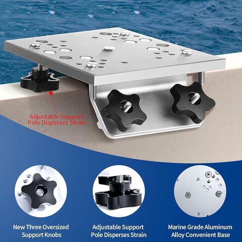 شريحة Universal Aluminium Downrigger لنظام مسار القوارب 90 درجة Lund Sport Track ، Track Track ، Ranger Track ، Sport Systems ، Explrigger Mount Fishors (Black ، 90 درجة) in Kuwait