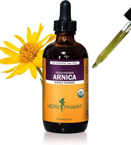 Herb Pharm Certified Organic Arnica Liquid Extract for Minor Pain Support, 1 Fl Oz in Kuwait