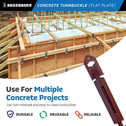 نماذج الوصية الرملية الخرسانية الملموسة شكل محاذاة مع صفيحة 5 "× 3" عازمة (35 " - 37.5" الطول) - الصلب المقاوم للصدأ - دعامة جدار قابلة للتعديل - محاذاة و plumbs جدران ، أعمدة ، أو عوارض (35 بوصة ، 10) in Kuwait
