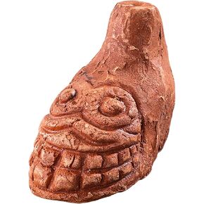 Aztec Death Whistle - 125+ Decibels Loudest Authentic Human Screaming Sound, Ancient AZTEC War Whistle for Halloween & Gifts (Grey) in Saudi Arabia