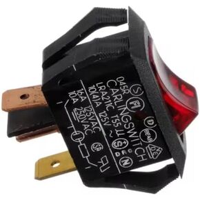 Fits VacMaster LRA211C Main Switch 125/250VAC 10/16A 125V Manual Red in Kuwait