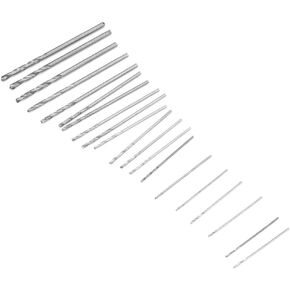Zjchao 20pcs بتات الحفر الصغيرة Mini Hss Set Set 0.3mm-1.6mm Machision CNC لدائرة البلاستيك الخشبية مع تخزين مصمم خصيصًا in Kuwait