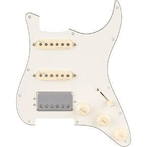 Strat Strat Pickguard ، Quadra Tap/Ultra Noiseless HSS ، Black 11 Hole Pg in Kuwait