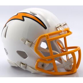 NFL San Diego Chargers Helmet Mini Speedhelmet Replica Mini Speed ​​Style Rush ، ألوان الفريق ، حجم واحد in Kuwait