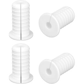 4pcs 3/4 Inch Cable Grommets for Starlink, Anti-Slip Cable Routing Kit Split Wall Hole Pass Through Bushing Grommet for Ethernet/TV Wires Waterproof Cord Protection Accessories Part(19mm Dia, White) in Saudi Arabia
