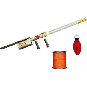 Throw Line Launcher Kit – Air-Powered Shoulder Shot Tree Toppler | Adjustable 30-110 PSI (40 ft to 450 ft) Line Thrower | High-Precision for Arborist Tree Climbing, Rescue, Utility & More in Saudi Arabia
