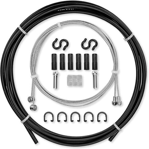 BlueStars Premium Universal Bike Brake Cable Set - Include Front and Rear Brake Cables & Housing - Complete Brake Replacement Kit for Mountain, Trail, Cruisers, MTB, City Bikes in Saudi Arabia
