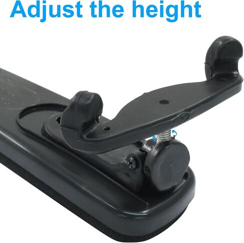 Piutouyar Black Violin Shoulder Rest for 4/4 and 3/4 Size, Collapsible and Height Adjustable Feet Violin Foam Pad Shoulder Rest Adjustable Violin Parts in Kuwait