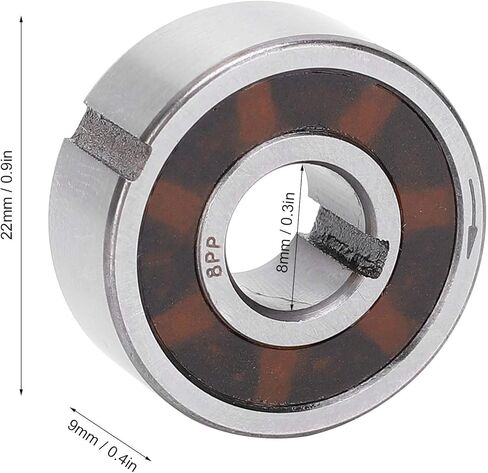 One Way Bearing, Clutch Strong Rigidity with Inner Keyway CSK8PP(8x22x9mm) Clutch Bearing Industrial Supplies Applied to Textile Machinery, Printing Machinery in Saudi Arabia