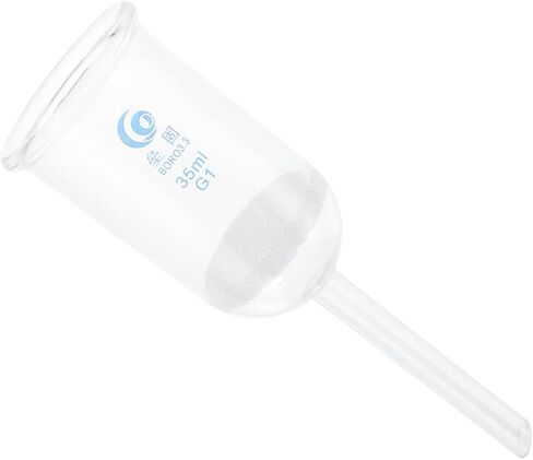 Amosfun Acid Glass Funnel for Laboratory Use Sand Core Filter Funnel Experiment Tool Smooth Surface Essential for Accurate Pouring and Filtering in Saudi Arabia