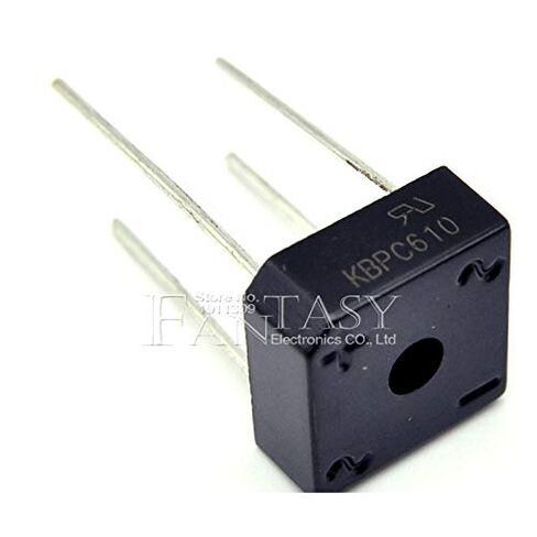 5PCS KBPC610 BR610 DIODE Bridge 1000V 6A BR-6 Bridge Rectifier New and Original IC in Saudi Arabia