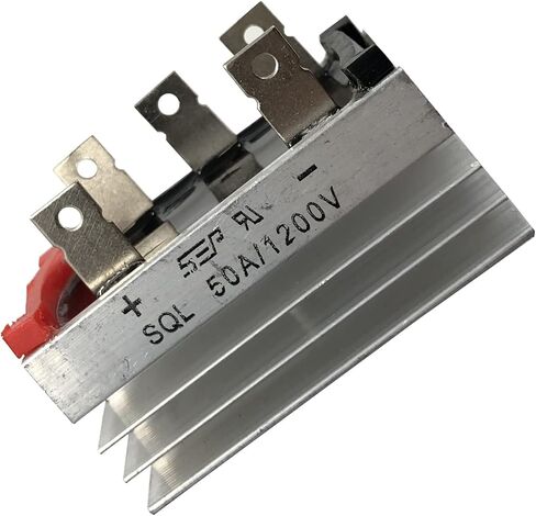 Fainwan 2PCS SQL50A Bridge Bridge Diode 3-Phase Diode 50a AMP 1200V to DC Power Accessories Aluminium in Saudi Arabia
