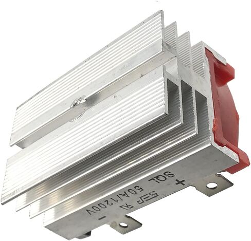 Fainwan 2PCS SQL50A Bridge Bridge Diode 3-Phase Diode 50a AMP 1200V to DC Power Accessories Aluminium in Saudi Arabia