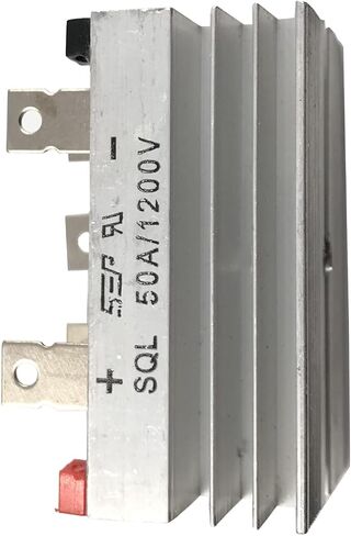 Fainwan 2PCS SQL50A Bridge Bridge Diode 3-Phase Diode 50a AMP 1200V to DC Power Accessories Aluminium in Saudi Arabia
