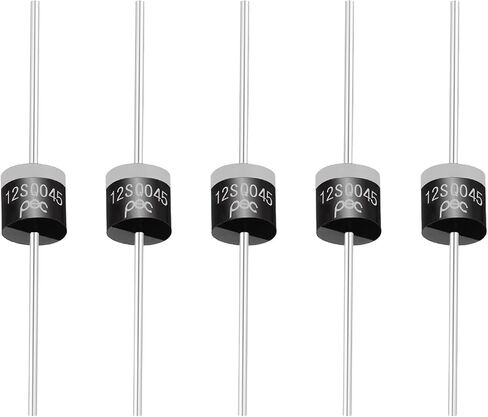 PATIKIL 5Pcs 30SQ050 Schottky Rectifiers Diode, 30A 50V R-6 High Current Electronic Direct Plug-in Rectifiers Diodes for Voltage Regulators, Power Management in Saudi Arabia
