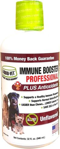 Immune Support for Dogs – Antioxidant Protection & Gut Health – Inulin, Beta-Glucan & Omega-3s / Fish Oil & More! - Made for Picky Eaters in Kuwait