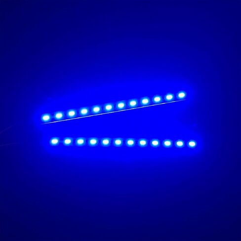 24 LEDS هيكل الخفيفة من الألومنيوم RC LED LED أضواء الشريط الليلي فلاش 6V ملحقات متوافقة مع 1/10 1/8 TRAXXAS TRX6 SLASH ROSTLER REDCAT 4WD RC CAR CARLER BUGGY (RED) in Kuwait