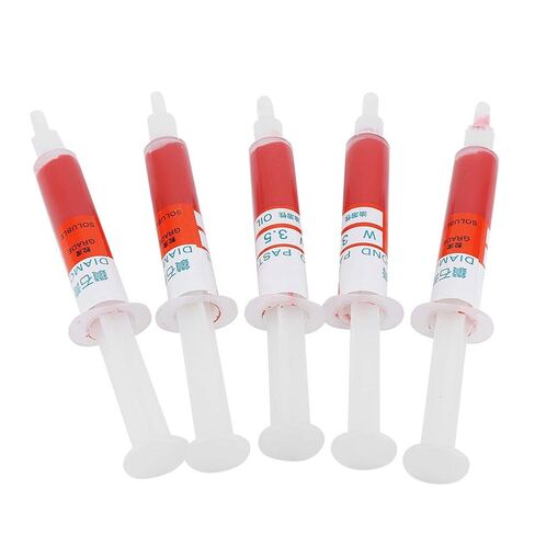 Yuyte 5pc Panish Paste Lappound Paste Paste for Jewelry Metal Watch Wighter من W40 الخشنة إلى W0.5 مع ذوبان الزيت (W3.5 (3000 شبكة تلميع غرامة)) in Saudi Arabia