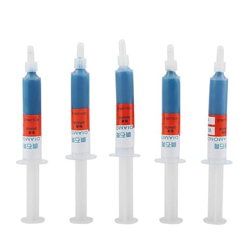 YUYTE 5pc Polishing Paste Lapping Compound Abrasive Paste for Jewelry Metal Watch Lighter from Coarse W40 to Fine W0.5 with Oil Soluble (W5 (2000 mesh fine polishing)) in Saudi Arabia
