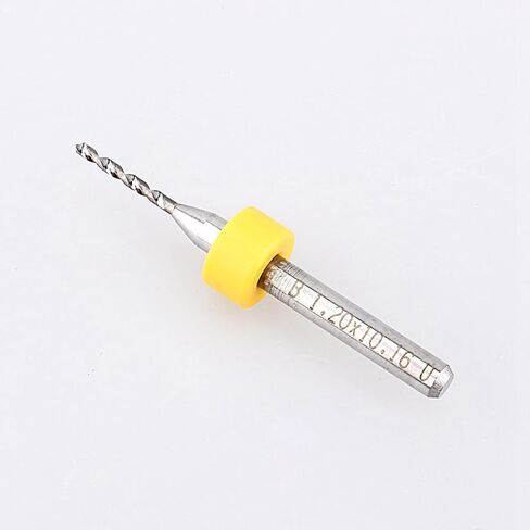 EVGATSAUTO 10pcs Carbide Micro Drill 0.3-1.2mm, Bits for Print Circuit Board, , Large Discharge Space, Fine Grinding Process, Long Life, Random Color in Saudi Arabia
