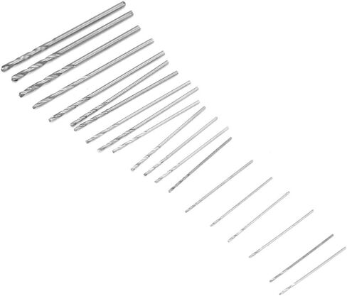Zjchao 20pcs بتات الحفر الصغيرة Mini Hss Set Set 0.3mm-1.6mm Machision CNC لدائرة البلاستيك الخشبية مع تخزين مصمم خصيصًا in Saudi Arabia