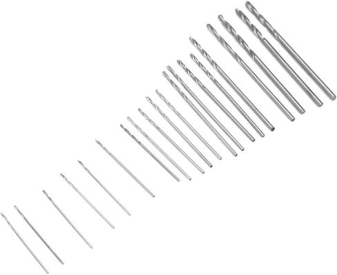 Zjchao 20pcs بتات الحفر الصغيرة Mini Hss Set Set 0.3mm-1.6mm Machision CNC لدائرة البلاستيك الخشبية مع تخزين مصمم خصيصًا in Saudi Arabia