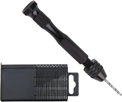 0.3-1.6mm Micro Mini Drill Bit Set Small Shank Fully Ground HSS Twist Drill Bits for Drilling (40pcs) in Saudi Arabia