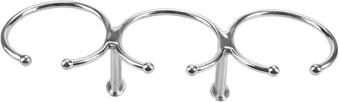 3 Ring Stainless Steel Cup Holder Drink Beverage Cup Storage Rack for Boat Yacht Kayak Accessories in Saudi Arabia