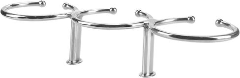 3 Ring Stainless Steel Cup Holder Drink Beverage Cup Storage Rack for Boat Yacht Kayak Accessories in Saudi Arabia